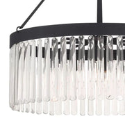 Grent Crystal Waterfall Round Chandelier - jchandelier