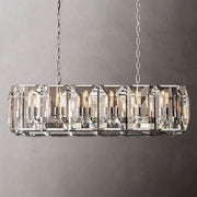 JC Aubrey  Crystal Rectangular Chandelier 42"