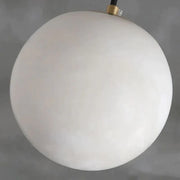 Theseus Alabaster Ball Pendant Light