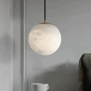 Theseus Alabaster Ball Pendant Light