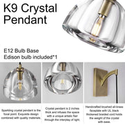 Botanyst Crystal Wall Sconce