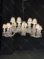 JC Luxury Bastian Ellipse Crystal Chandelier