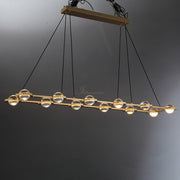 JC Newton Rectangular Chandelier 54", 72"