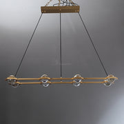 JC Newton Rectangular Chandelier 54", 72"