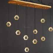 JC Newton Linear Chandelier 54", 72"