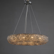 JC Halo Crystal Round Chandelier 32"