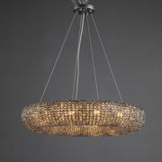 JC Halo Crystal Round Chandelier 32", 41", 60"