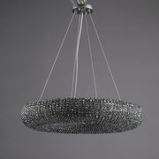 JC Halo Crystal Round Chandelier 32", 41", 60"