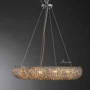 JC Halo Crystal Round Chandelier 32", 41", 60"