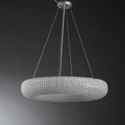 JC Halo Crystal Round Chandelier 32", 41", 60"