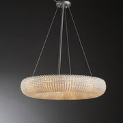 JC Halo Crystal Round Chandelier 32"