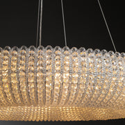 JC Halo Crystal Round Chandelier 32", 41", 60"