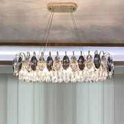 JC Luxurious K9 Crystal Chandelier Modern Ceiling Light Fixtures Set