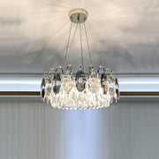 JC Luxurious K9 Crystal Chandelier Modern Ceiling Light Fixtures Set