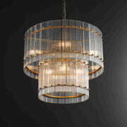 JC Sofil 2-Tier Round Chandelier 22"