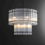 JC Sofil 2-Tier Round Chandelier 37"