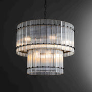 JC Sofil 2-Tier Round Chandelier 37"