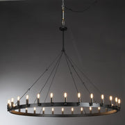 JC Caminare Vintage Filament Round Chandelier