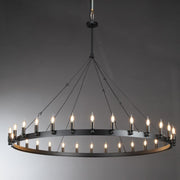 Camina Vintage Candelabra Round Chandelier