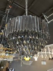 JC Alicante Tiered Round Crystal Chandelier