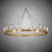 Camina Vintage Candelabra Round Chandelier