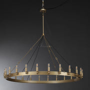 JC Caminare Vintage Filament Round Chandelier