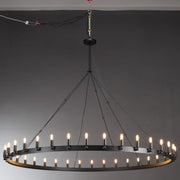 JC Caminare Vintage Filament Round Chandelier