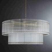 JC Sofil 2-Tier Round Chandelier 60"