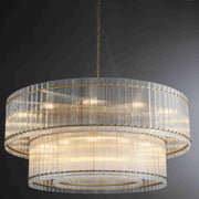 JC Sofil 2-Tier Round Chandelier 60"