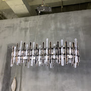 JC Sanjil Linear Glass Chandelier