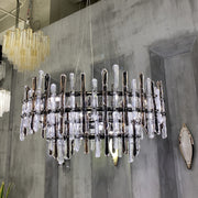 JC Sanjil Round Glass Chandelier