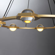 JC Newton Round Chandelier 36", 48", 60"