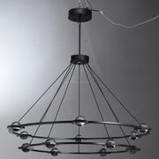 JC Newton Two-Tier Round Chandelier 48", 60"