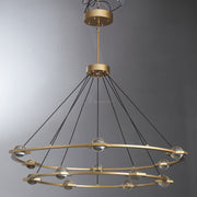 JC Newton Two-Tier Round Chandelier 48", 60"