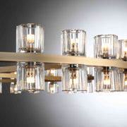 JC Bordeaux Wine-Glass Series Glass Chandelier