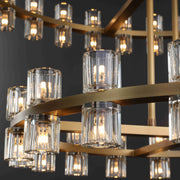 JC Bordeaux Wine-Glass Series Glass Chandelier