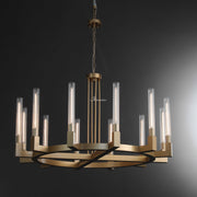 JC Prismatic Candlestick Series Glass Chandelier