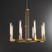 JC Prismatic Candlestick Series Glass Chandelier