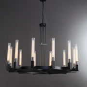 JC Prismatic Candlestick Series Glass Chandelier