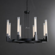 JC Prismatic Candlestick Series Glass Chandelier