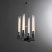 JC Prismatic Candlestick Series Glass Pendant