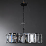 JC Aubrey Crystal Round Chandelier 43"