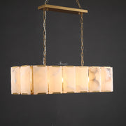 Harlew Calcite Rectangular Chandelier 42"