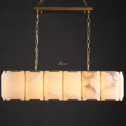 JC Aubrey Calcite Rectangular Chandelier 42"