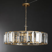 JC Aubrey Crystal Round Chandelier 43"