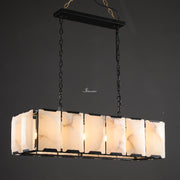 JC Aubrey Calcite Rectangular Chandelier 42"