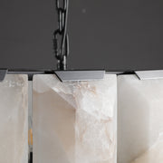 JC Aubrey Calcite Rectangular Chandelier 42"