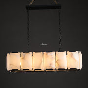 JC Aubrey Calcite Rectangular Chandelier 42"