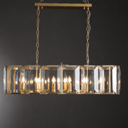 JC Aubrey  Crystal Rectangular Chandelier 42", 54"