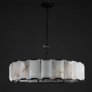 JC Aubrey Calcite Round Chandelier 43"